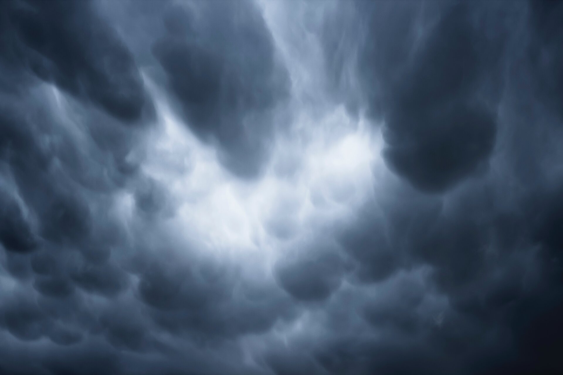 Dramatic clouds after a storm