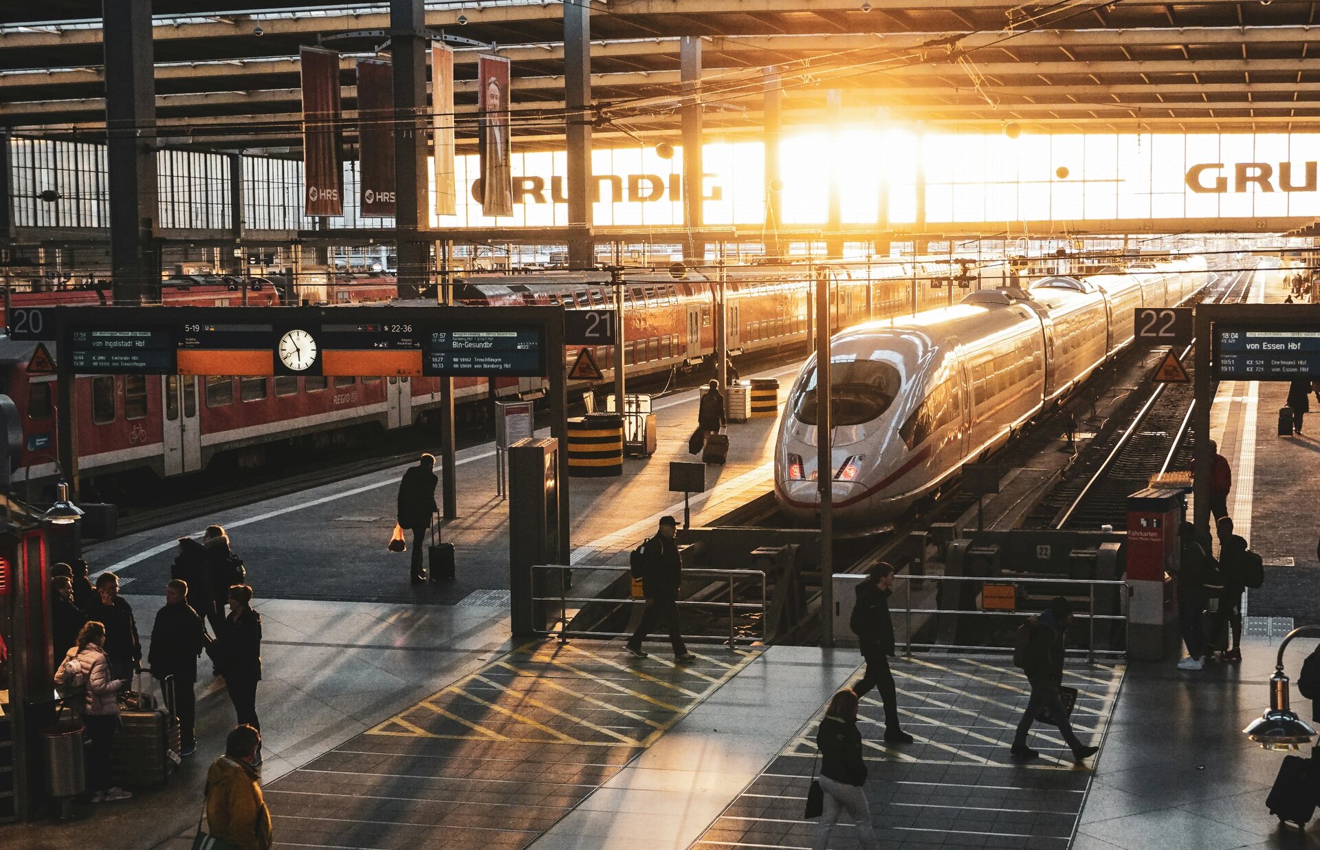Evening departures