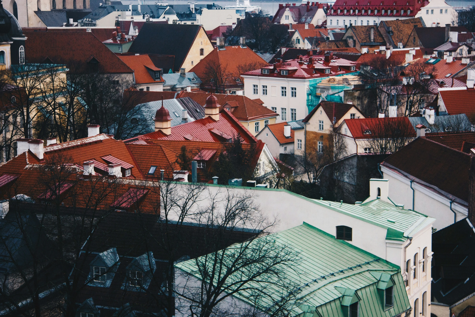 Tallin roofs | © Unsplash / Ruslan Valeev