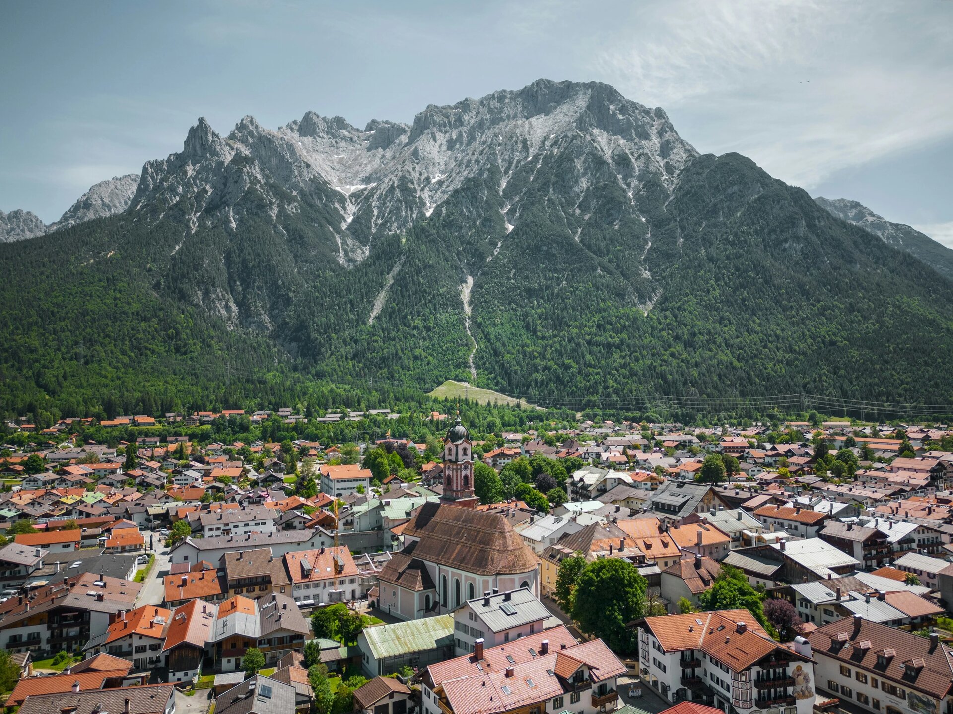 Mittenwald by drone