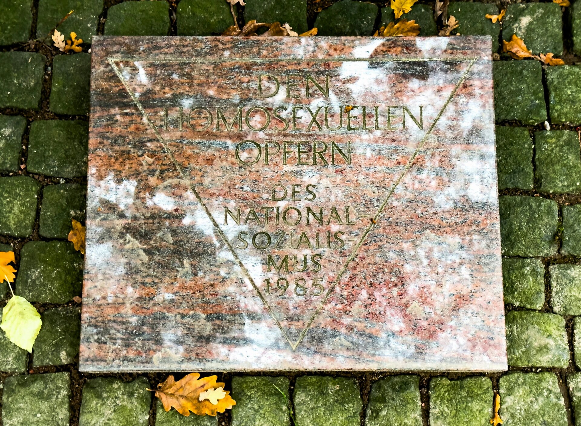 Memorial to the homosexual victims