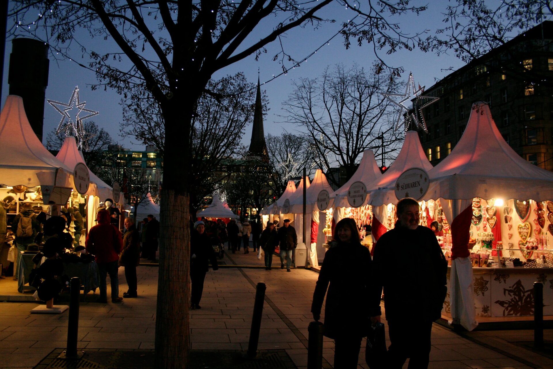 Weihnachtsmarkt, Jungfernstieg, Hamburg