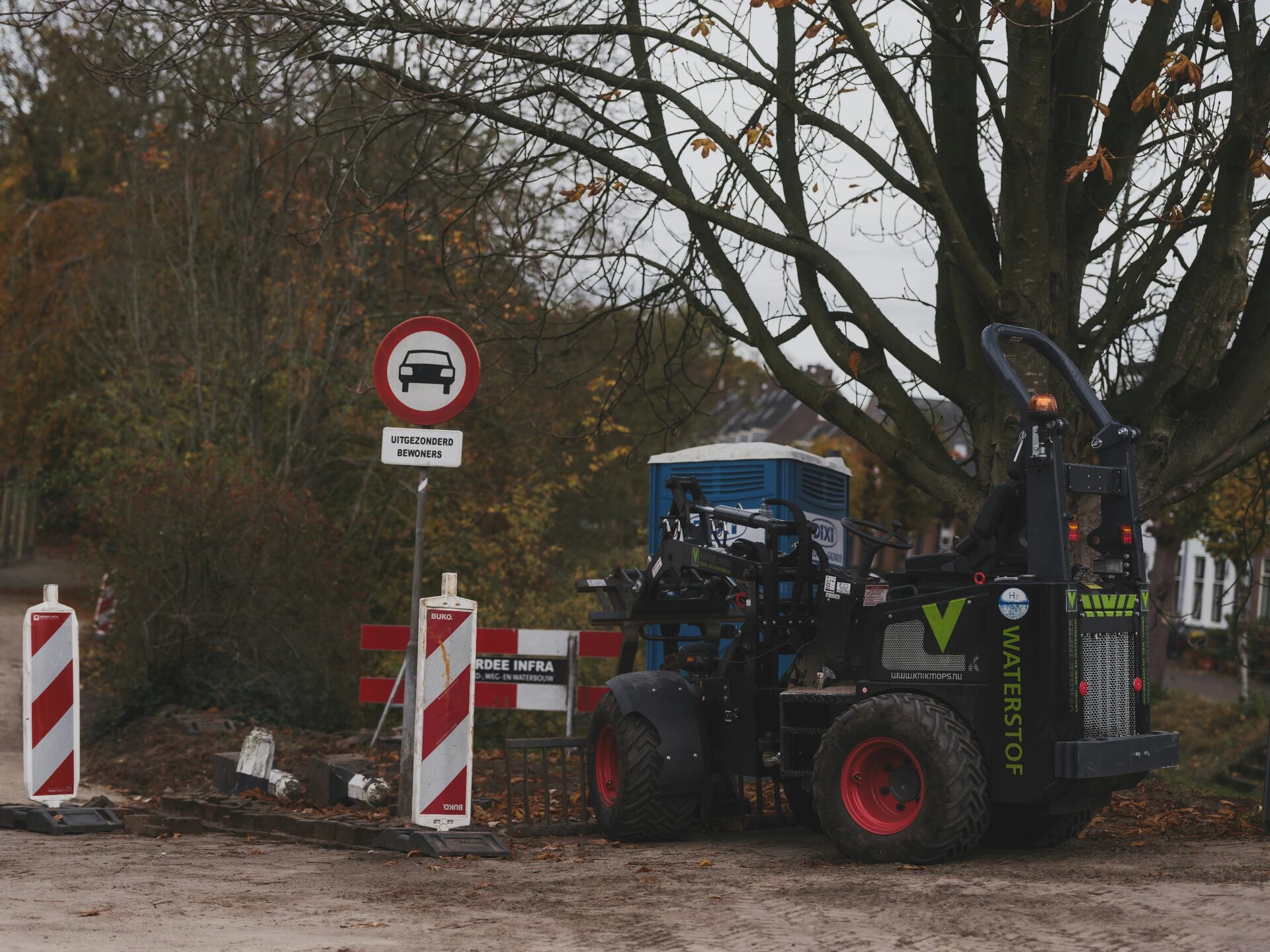 work in progress road maintenance