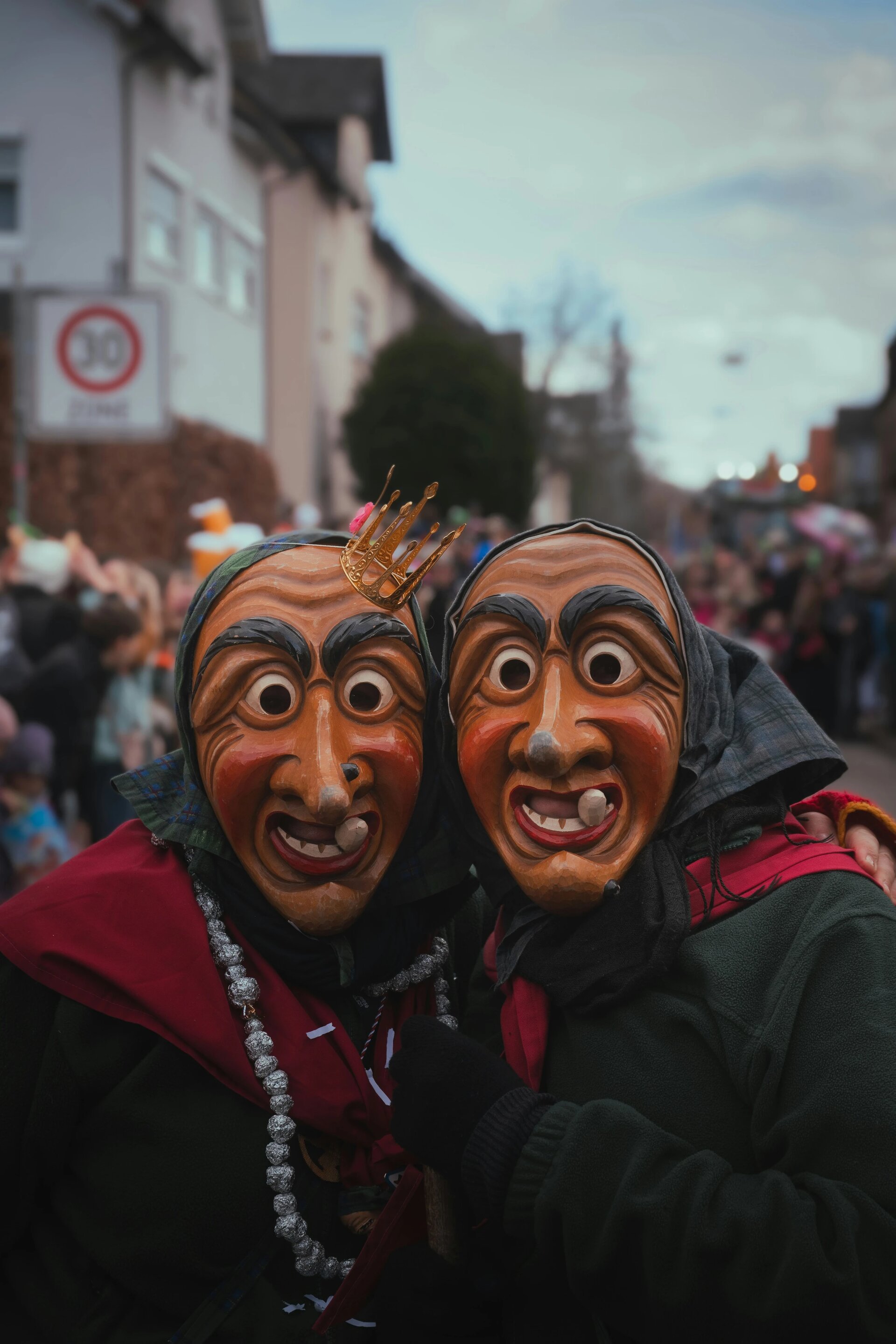 A shot of the German "Fasnet".