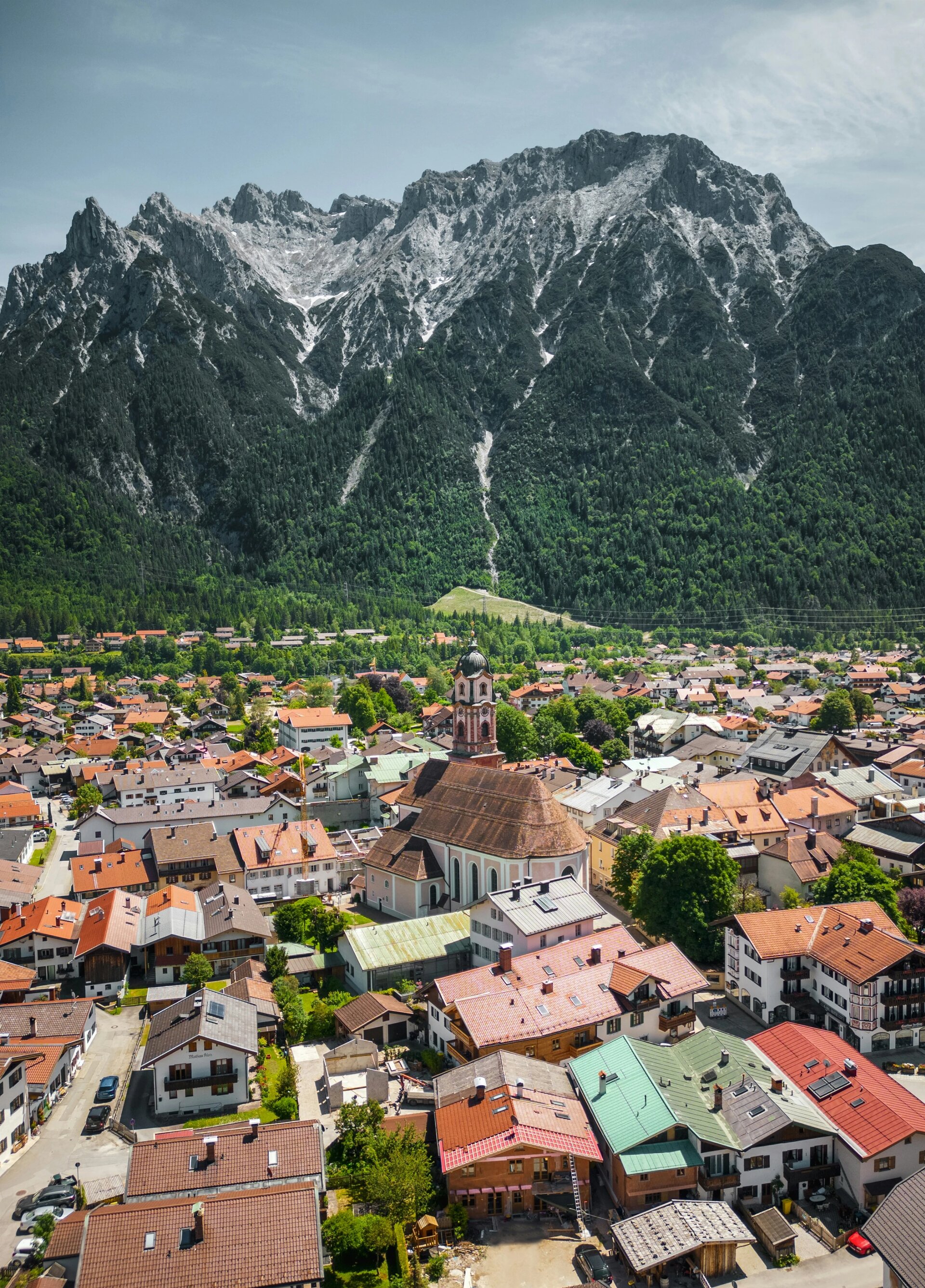 Mittenwald by drone