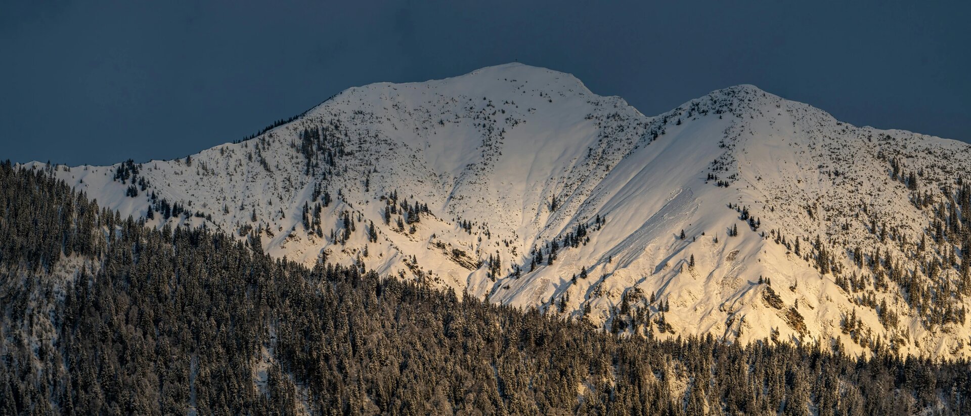 Mount Notkarspitze in the morning light