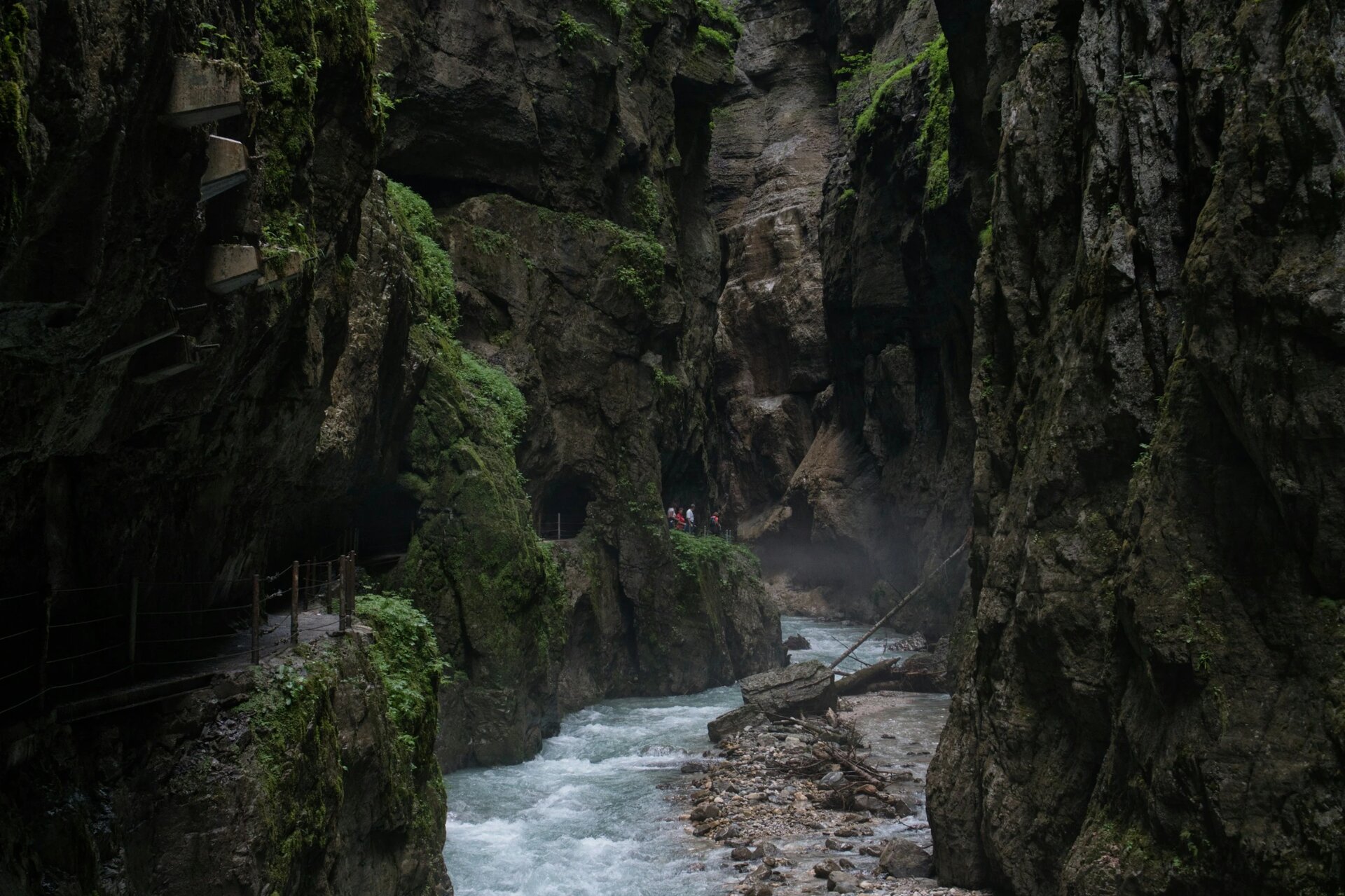 In the gorge