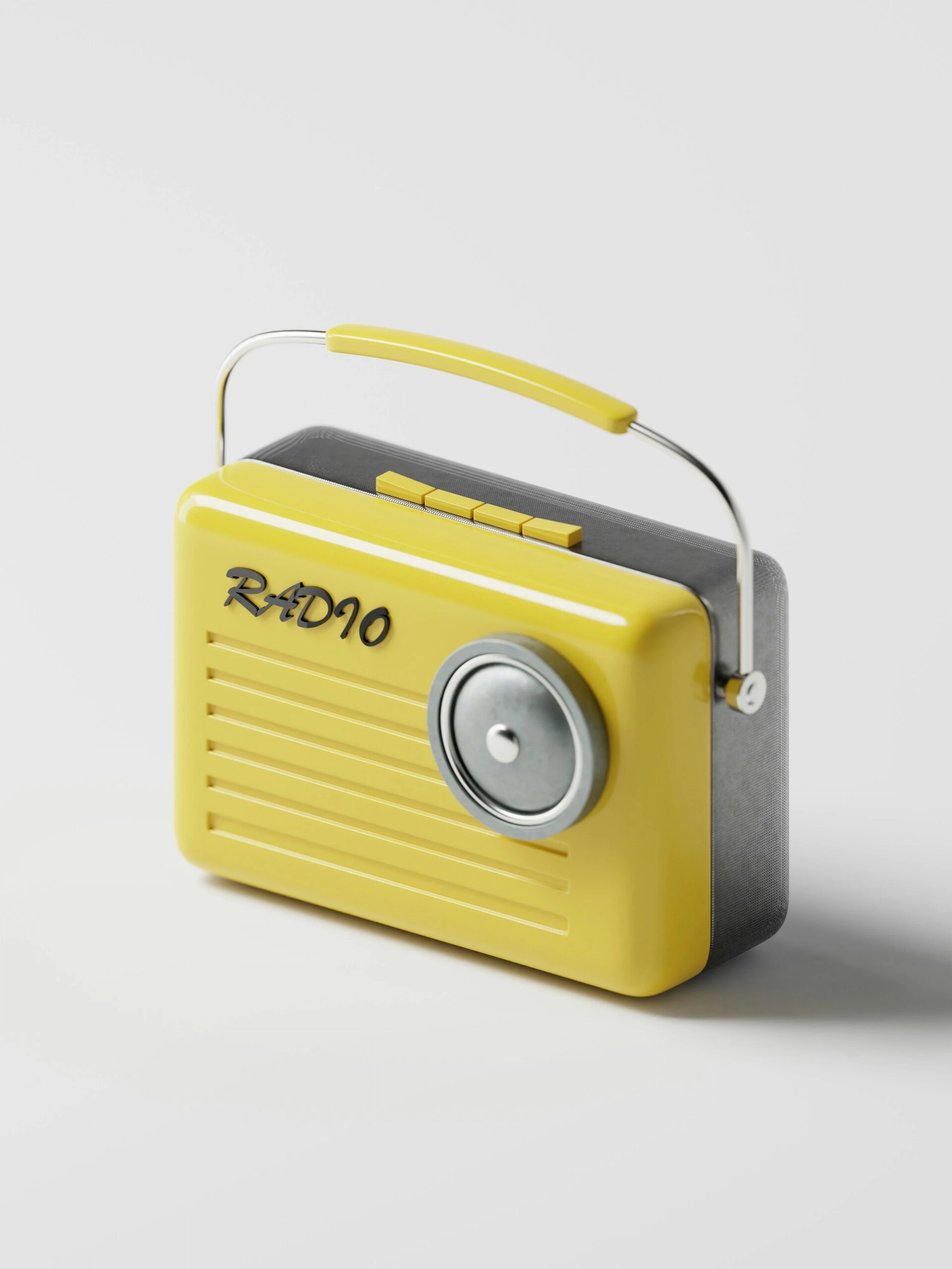 Retro Vintage Radio 3D model available to download for free @ https://blendarchive.com