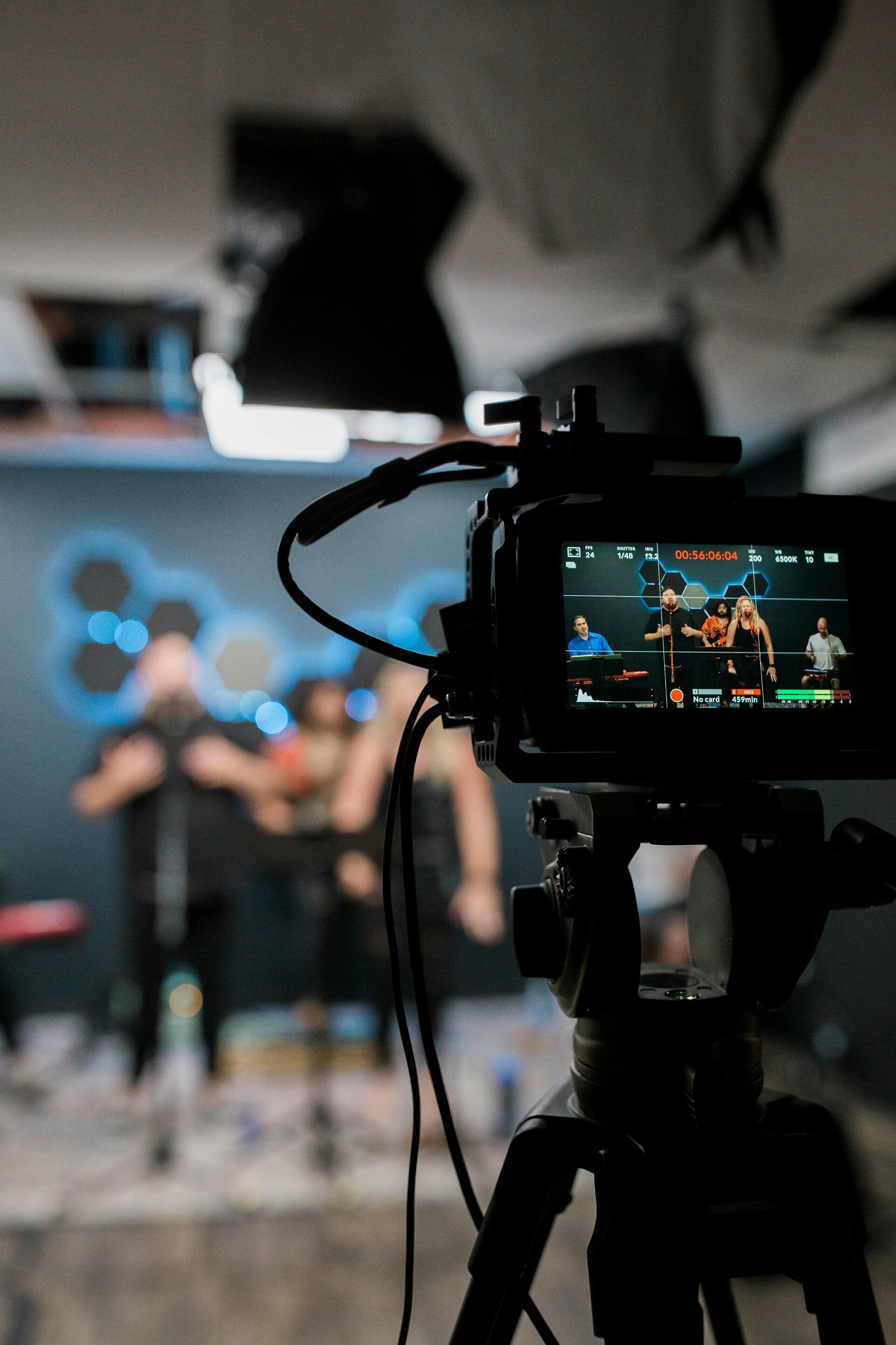 Filming worship for livestream at Bethel Church in Austin, TX.