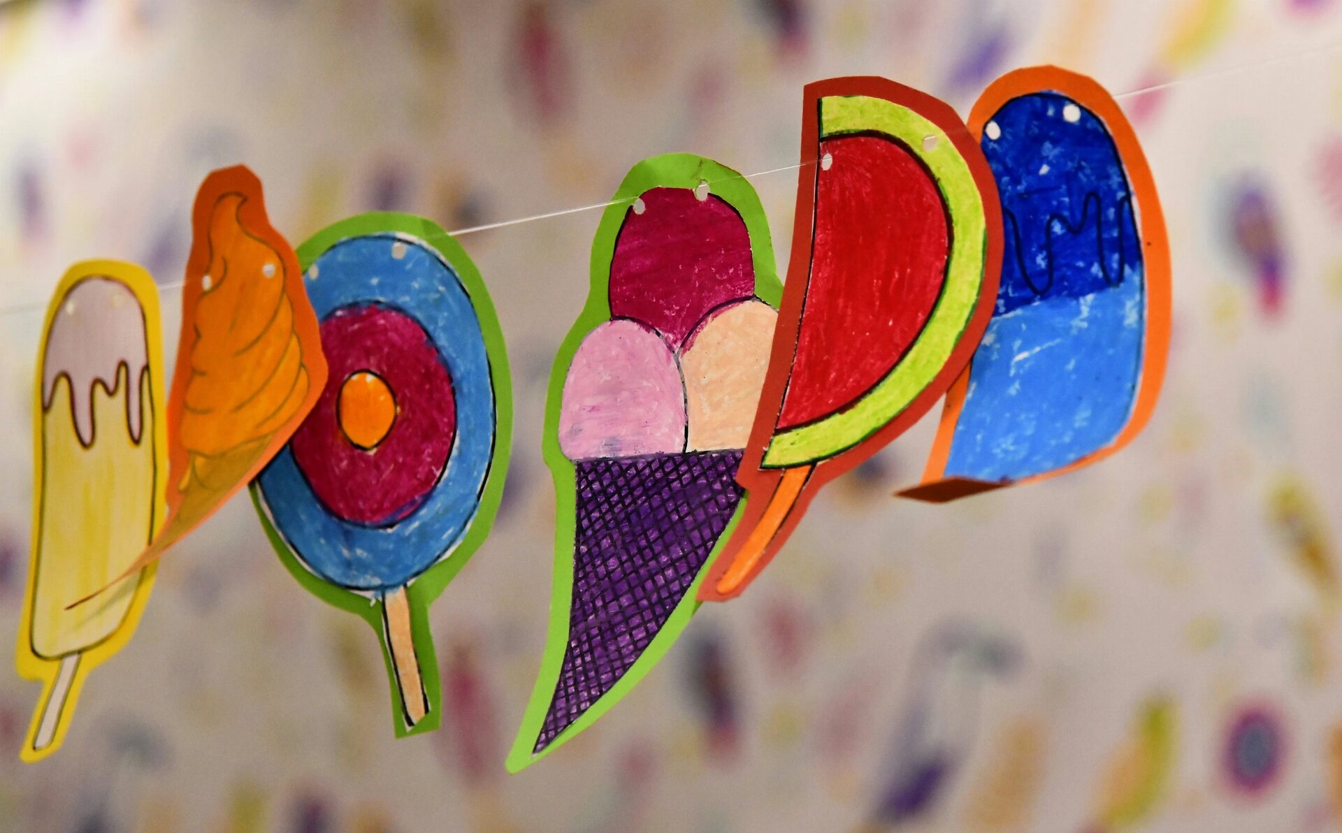 Captured this picture in a pre school classroom being made ready for the children's first day back. 