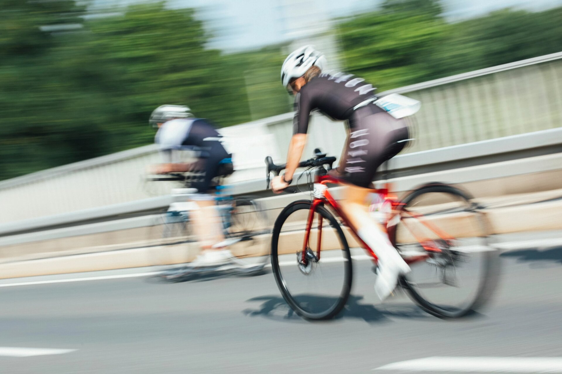 Triathlon competition – Road cycling