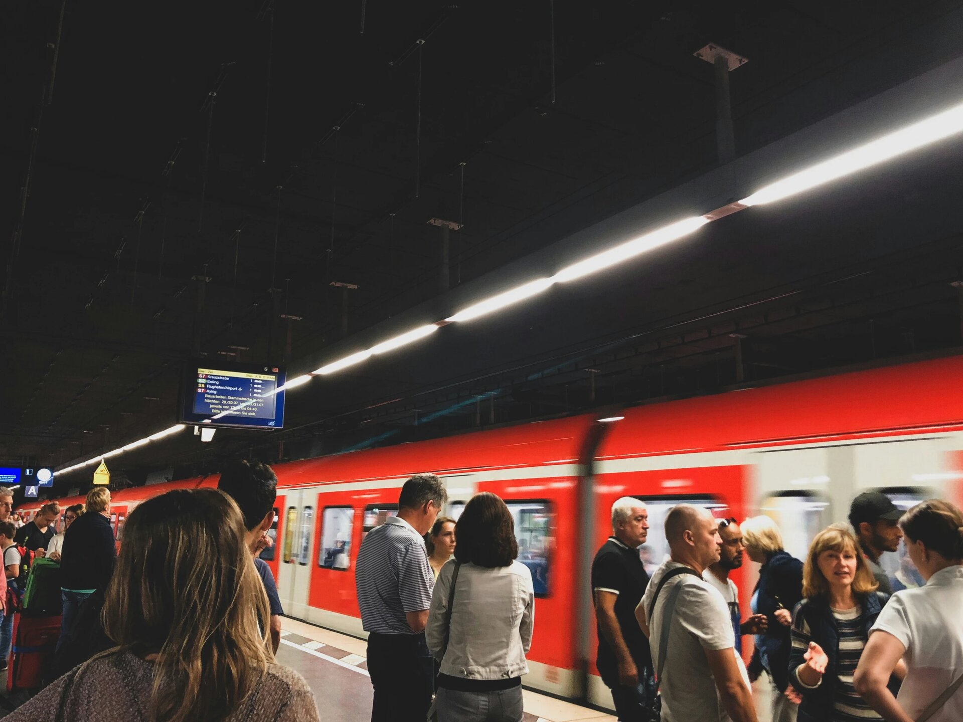 Ubahn in Munich Germany,