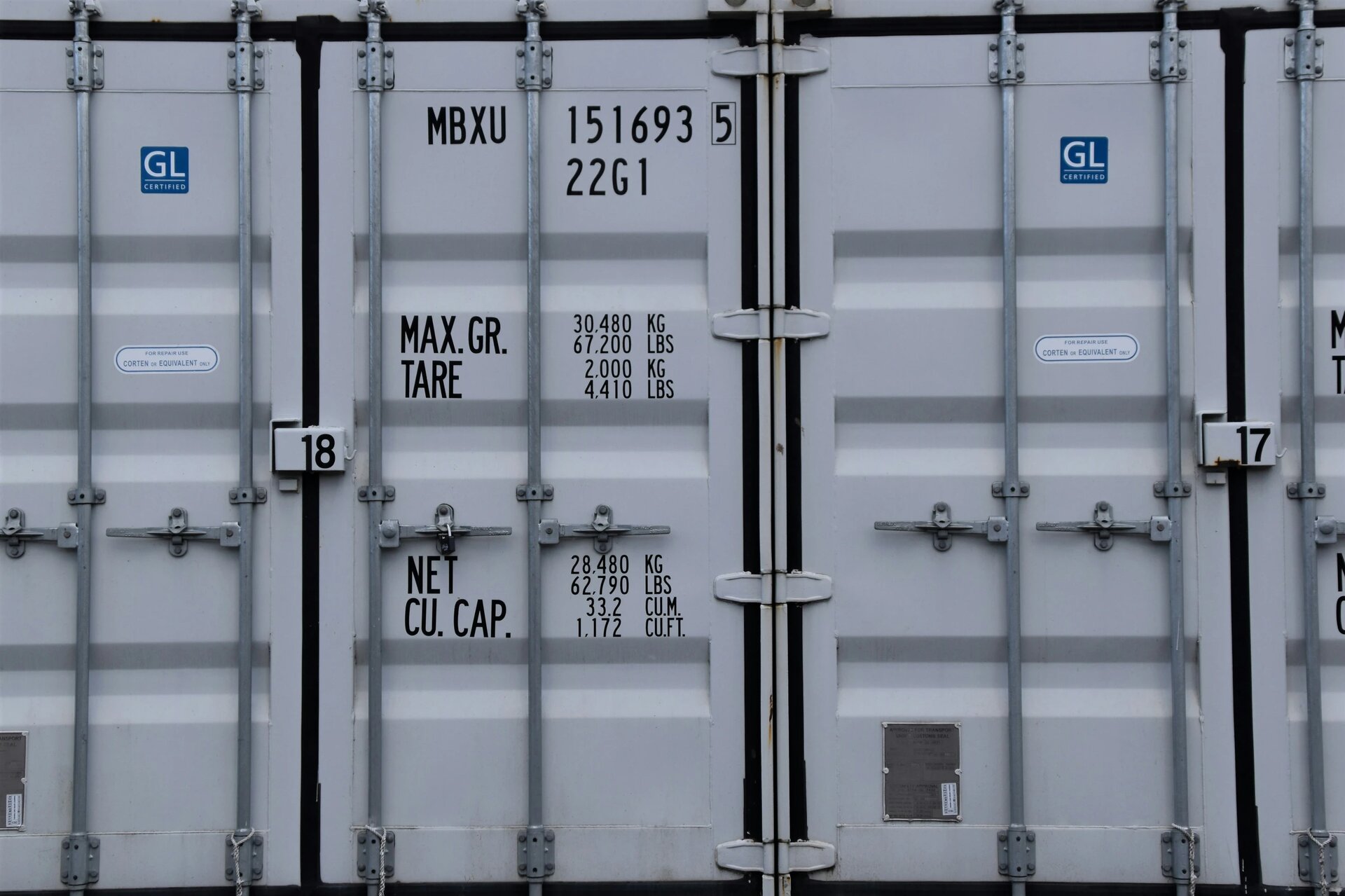  Grey container