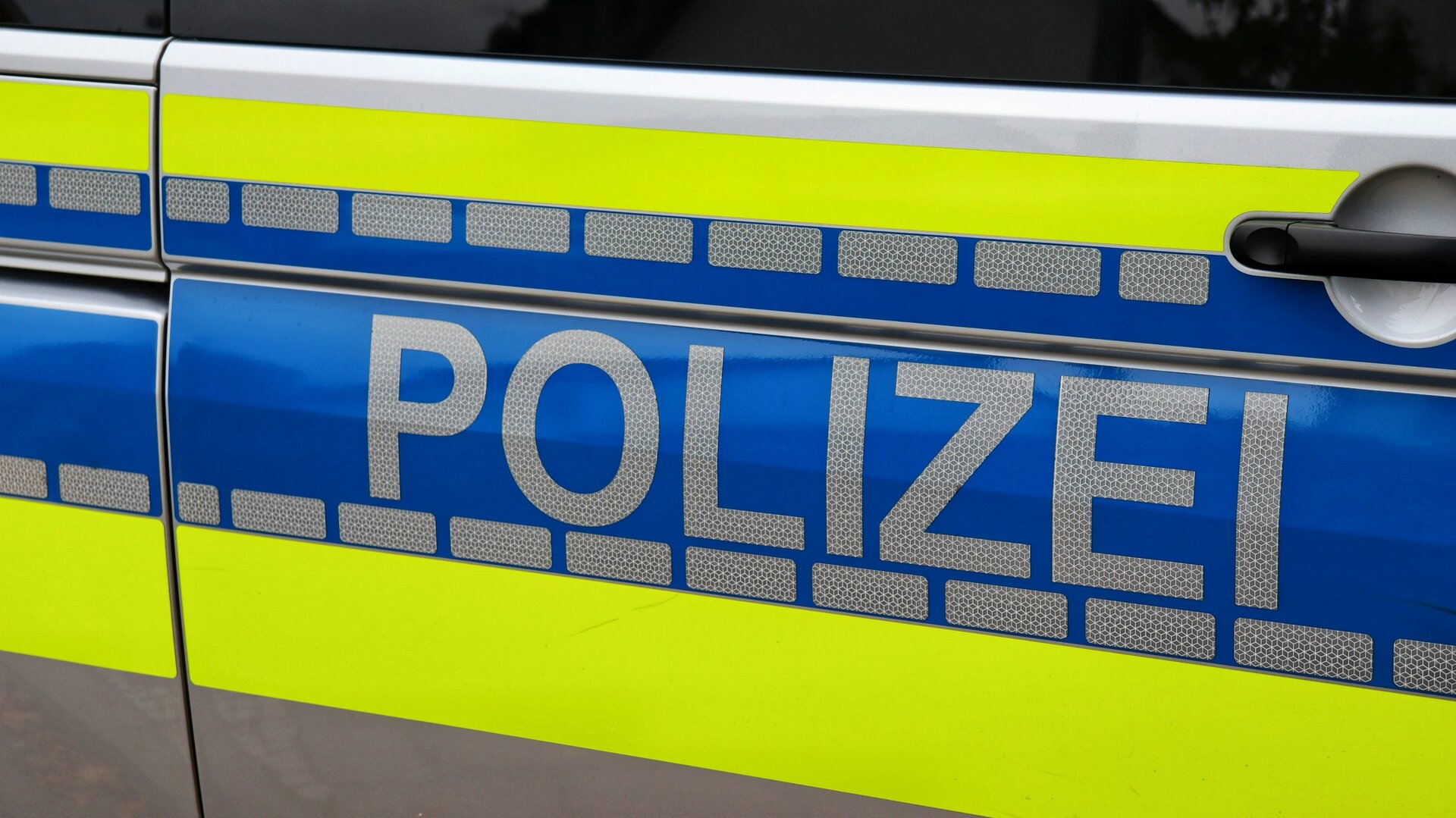 Aufschrift Polizei